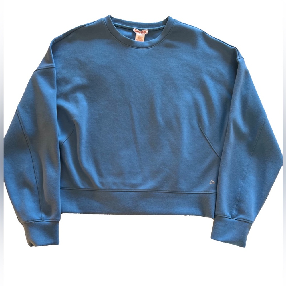 Luna Peak Super Soft Blue Oversized Long Sleeve Sweatshirt Size L